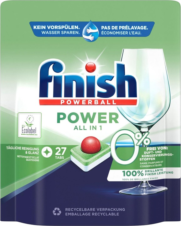 Produktbild Finish Powerball 0% (Tabs, 27 x)