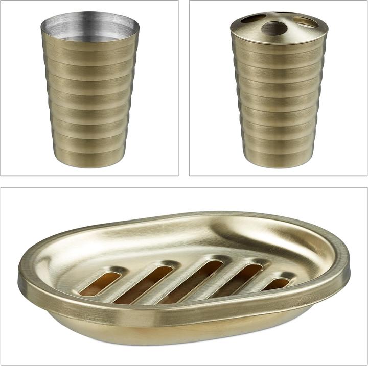 Produktbild Relaxdays 5-tlg. Badezimmer-Set