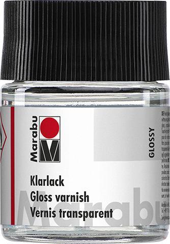 Marabu Klarlack 50 ml auf Lösungsmittelbasis farblos (Transparent, 0.05 l)