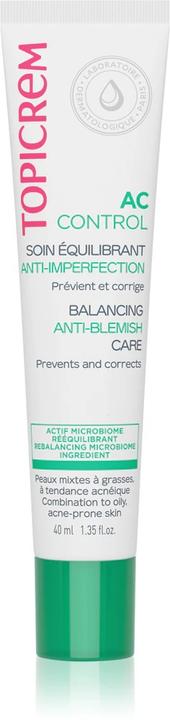 Produktbild Topicrem Balanced Care AC Control - Pflege gegen Unreinheiten und Sebumregulator für empfindliche Ski (40 ml, Tagescreme)