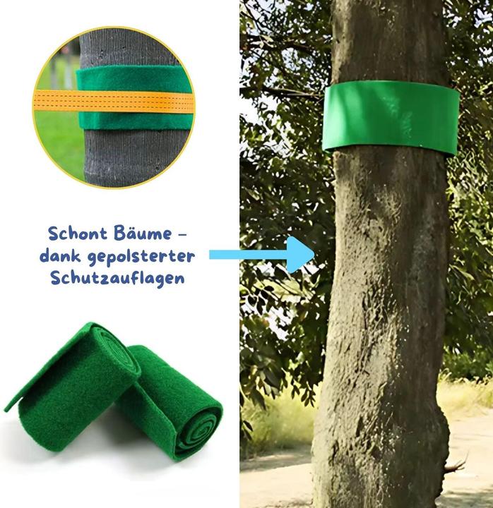 Produktbild Hermex Slackline-Set für Kinder Kletterseil-Set Hangel-Set Hindernisparcours (15 m)