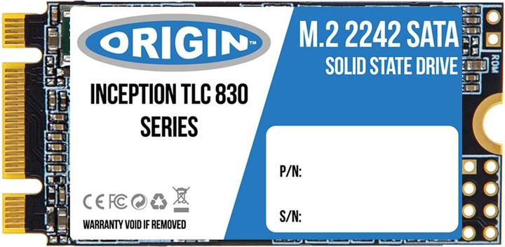 Image du produit Origin Storage 512GB 3D TLC M.2 2242 NVME SSD (512 Go, M.2 2242)