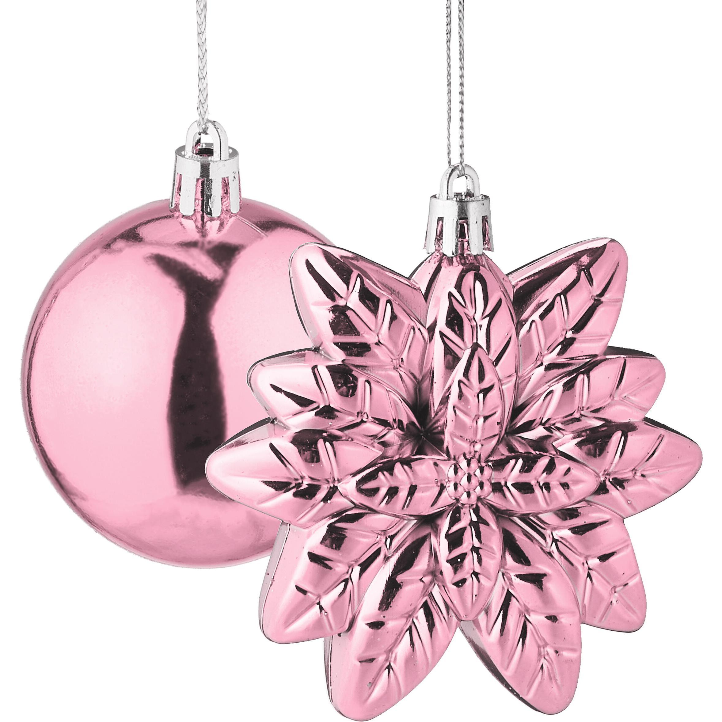 Relaxdays, Christbaumschmuck, Weihnachtskugeln-Set (100 -teilig)