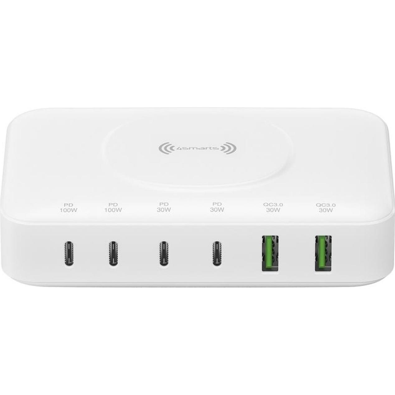 4smarts 7in1 (100 W), USB Ladegerät, Weiss