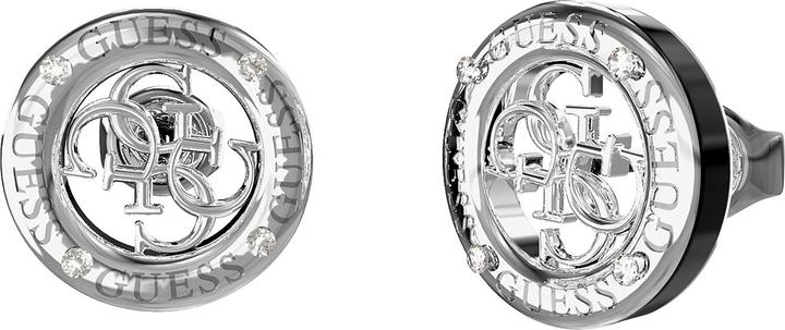 Produktbild Guess Stylish steel stud earrings 4G Loop JUBE02287JWRHBKT/U (Edelstahl)