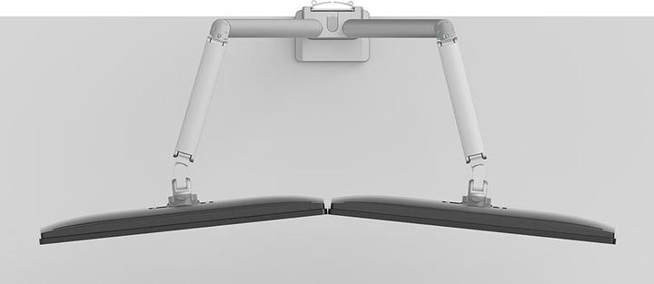 Actual product image Neomounts table mount duo 100x100 9kg/17-32"/silver/fully moveable (Table, 32.01")