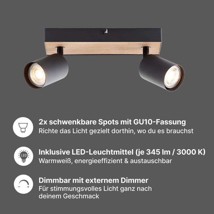 Image du produit Brilliant Jello Wood (345 lm, GU10)