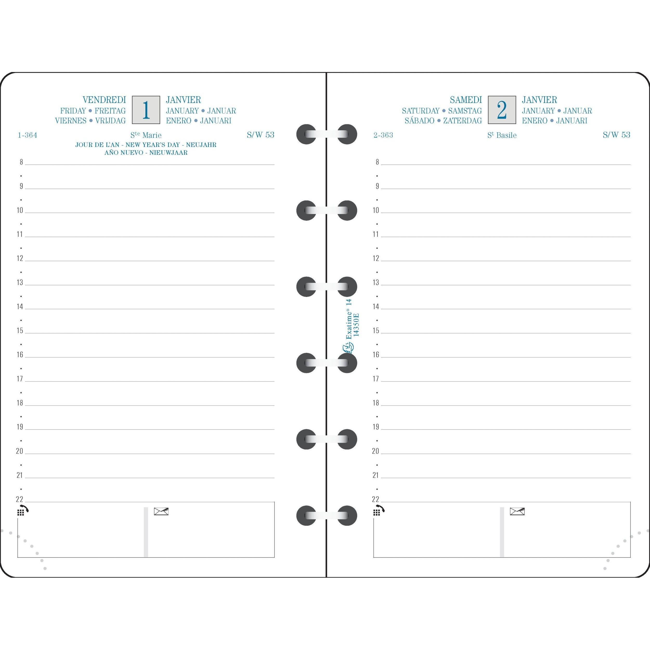 Thumbnail - Exacompta, Kalender, Nachfllung fr Exatime 14, 2023