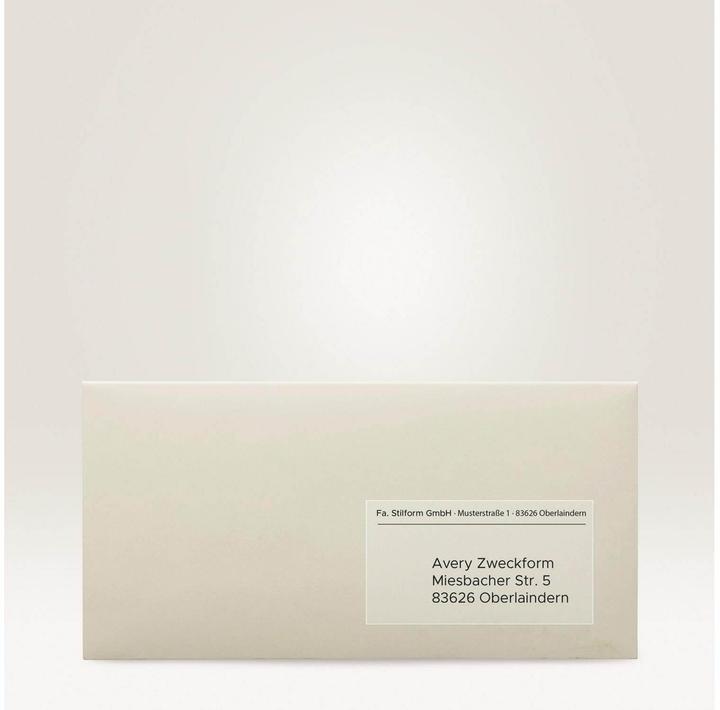 Immagine prodotto Avery Etichette indirizzo trasparenti