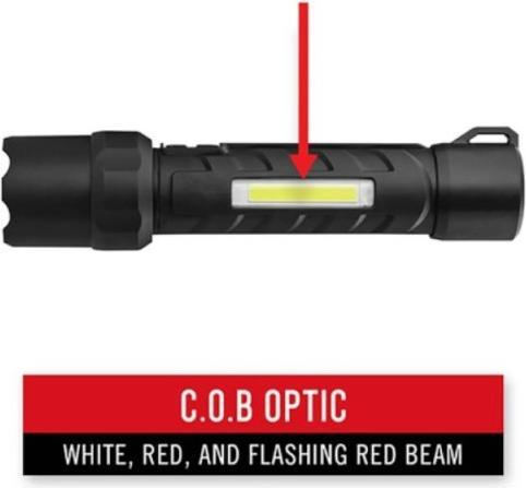 Actual product image Coast PS700R Dual Power POLYSTEEL rechargeable torch 800 lumen (800 lm)