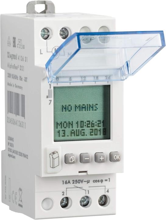 Produktbild Legrand Digitale Wochen-Zeitschaltuhr AlphaRex D21