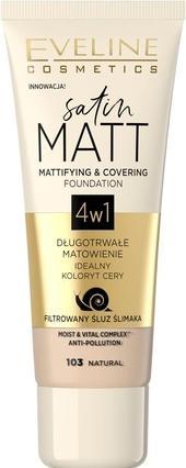 Eveline EVELINE Satin Matt Foundation matujący podkład do twarzy 103 Natural 30ml