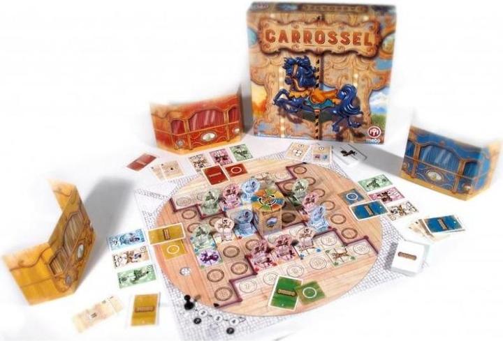 Image du produit Mebo MB003 - Carrossel, jeu de société, 2-4 joueurs, dès 8 ans (édition allemande) (Allemand)