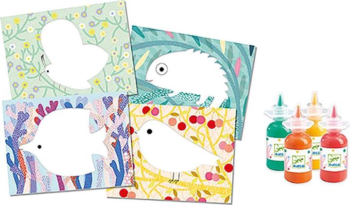 Actual product image Djeco Finger painting blob fun