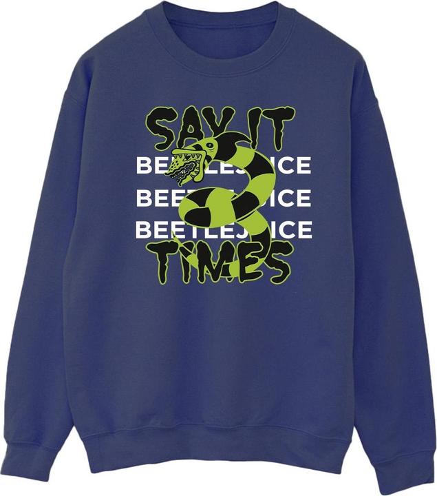 Produktbild Beetlejuice Say It 3 Times Sweatshirt (5XL)