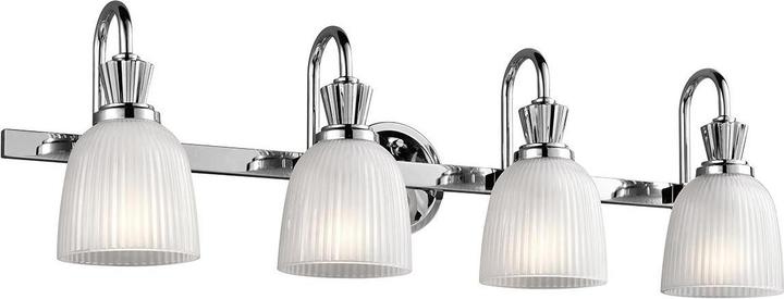 Elstead Lighting Applique Cora LED G9 a 4 pieghe in cromo lucido IP44