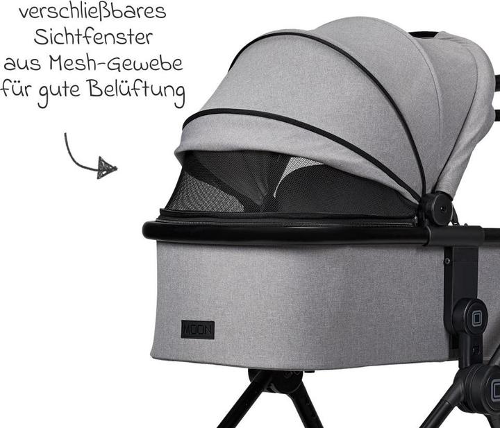 Produktbild Moon Kombikinderwagen 2in1 Kombi-Kinderwagen Clicc bis 22 kg mit