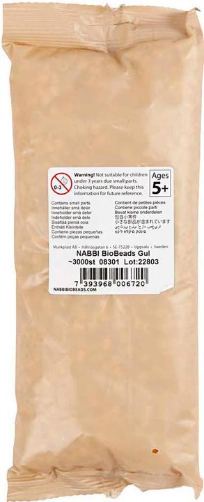 Actual product image Creativ Company Ironing beads Nabbi Bio 3000 pieces, Yellow