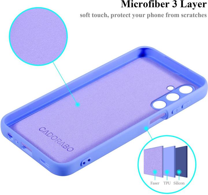 Actual product image Cadorabo Case for Samsung Galaxy A05s TPU in liquid protection design (Samsung Galaxy A05s)