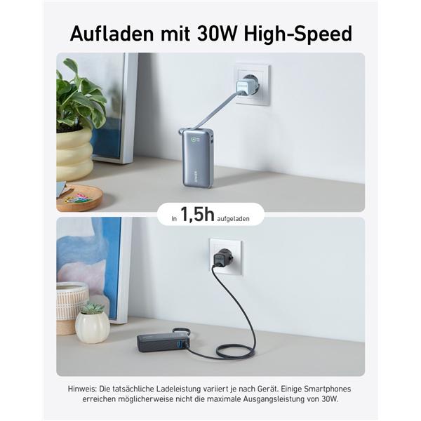 Actual product image Anker Nano Power Bank (10000 mAh, 30 W, 30 Wh)