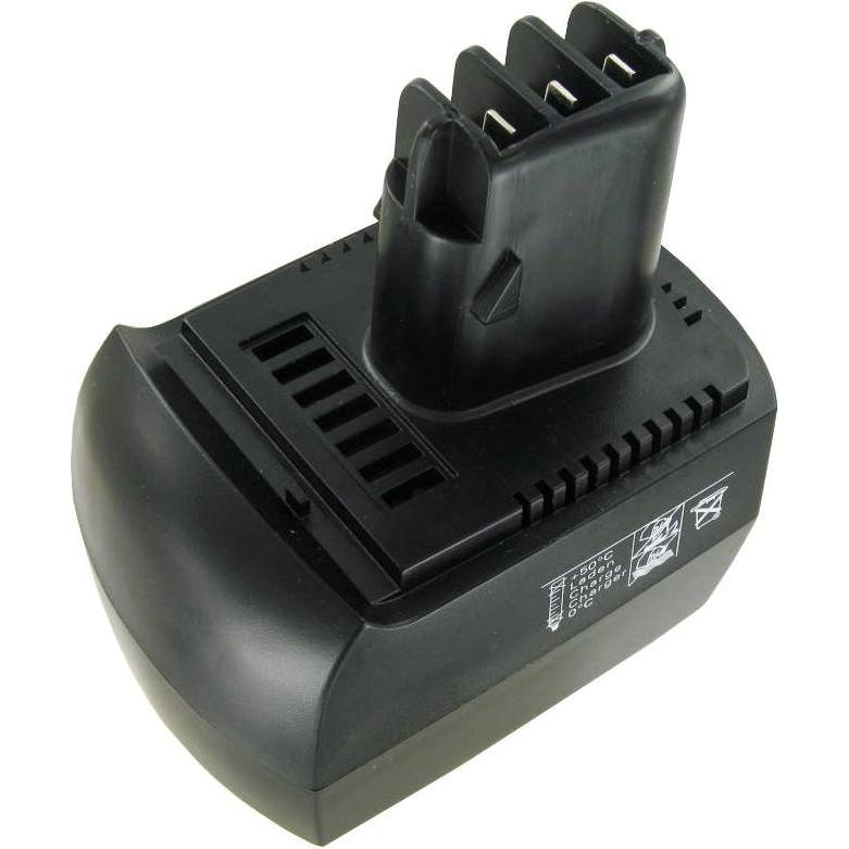 AccuCell, Werkzeugakku + Ladegerät, Akku Metabo 9,6 Volt BS 9.6 Air-Cooled (9.6 V)