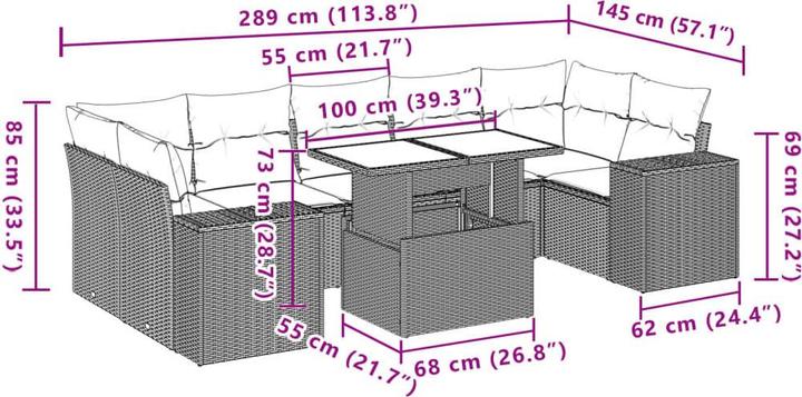 Actual product image vidaXL Elyse
