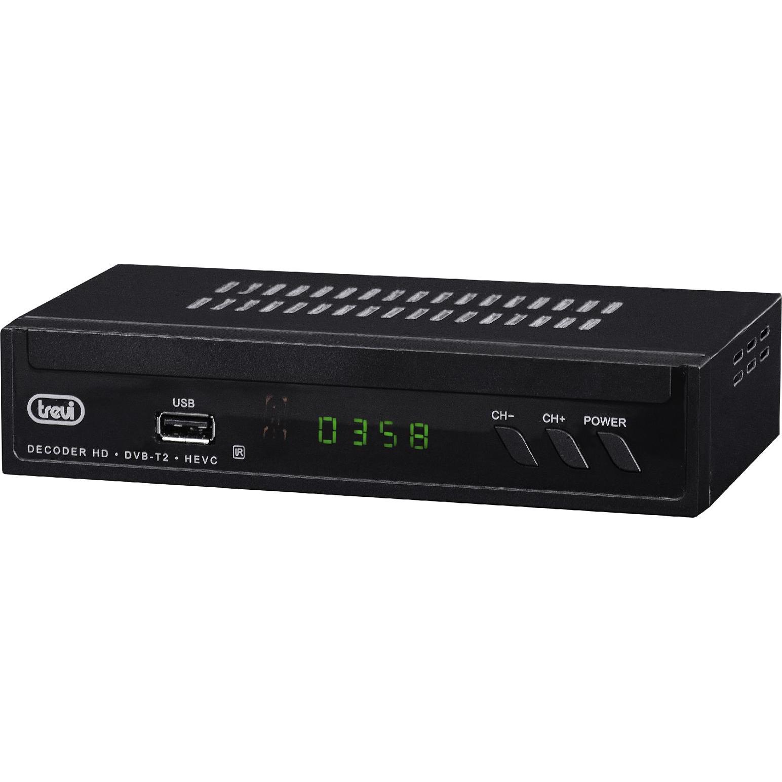 Trevi HE 3378 T2 Terrestrisch HD Schwarz (DVB-T2) (03378T200)