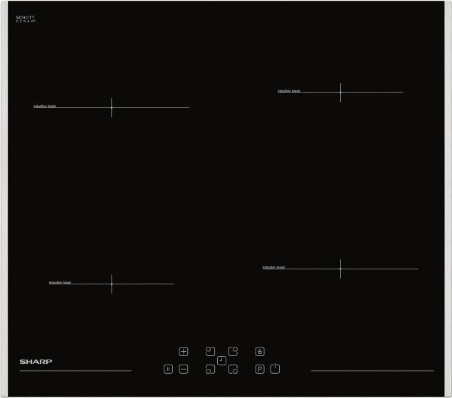 Produktbild Sharp KH-6I19FT00-EU (59 cm, Induktionskochfeld)