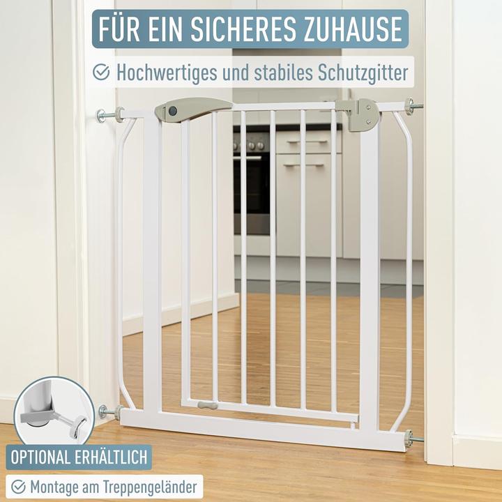 Produktbild IB-Style Treppenschutzgitter Berrin für Babys und Haustiere, 58-185 cm (58 cm)