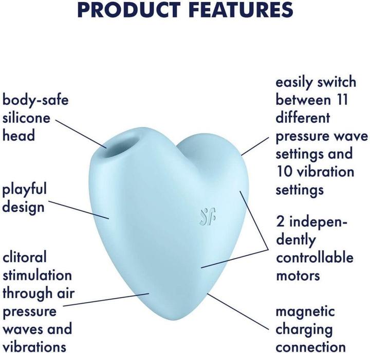 Productafbeelding Satisfyer Cutie Heart Air Pulse Vibrator