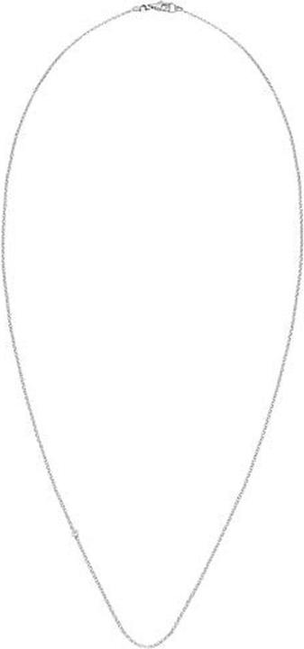 Produktbild Elli Womens necklace without pendant necklace Basic diamond rose gold plated silver 925 003 carat