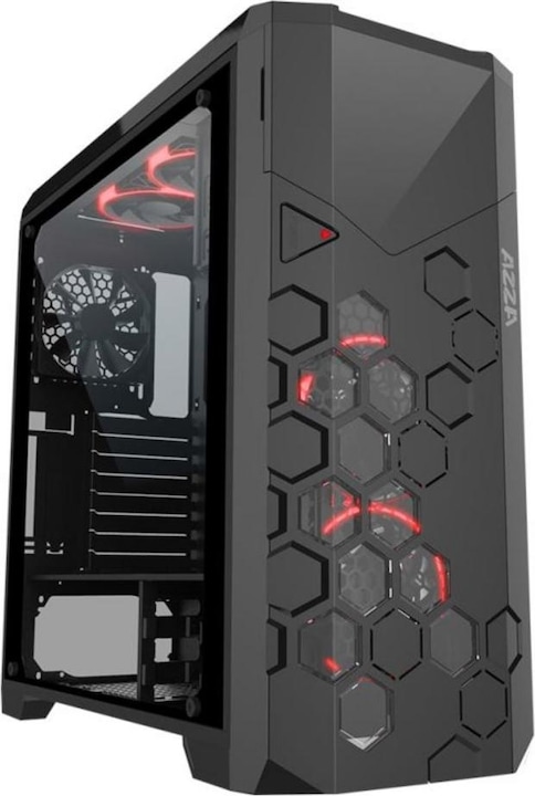 Immagine prodotto Azza Go Fulltower ATX Storm 6000B ARGB(Win-Glass,4xRGB)2xUSB (ATX, E-ATX, mATX)