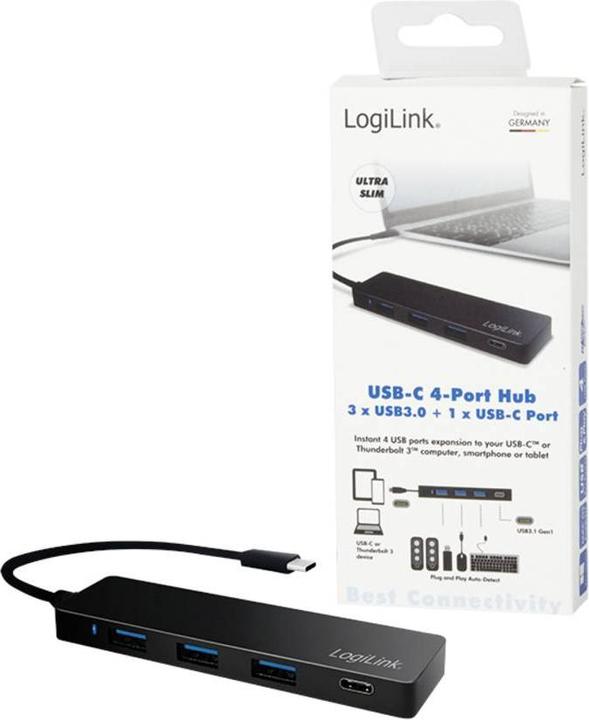Image du produit LogiLink UA0311 (USB-C, 4 ports)