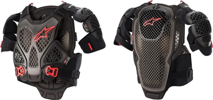 Produktbild Alpinestars A-6 Chest Protector (XXL, Ellbogenschoner, Brustprotektor, Rückenprotektor, Einzelstück)