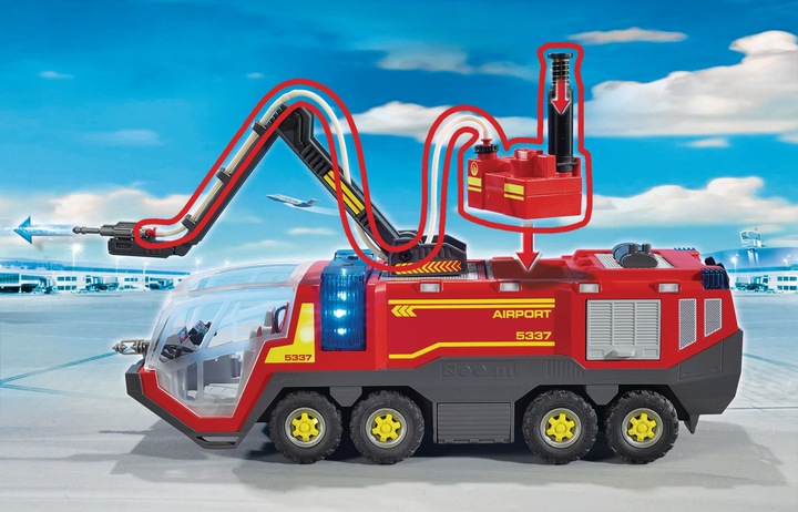 Produktbild Playmobil Flughafenlöschfahrzeug (5337)