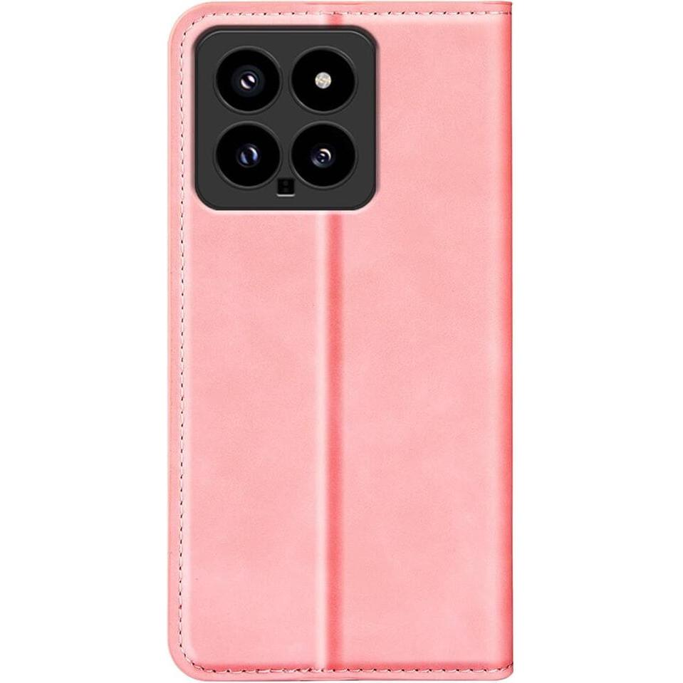 Thumbnail - Cover-Discount Xiaomi 14 - Stand Flip Case Hülle rosa (Xiaomi 14), Smartphone Hülle, Rosa