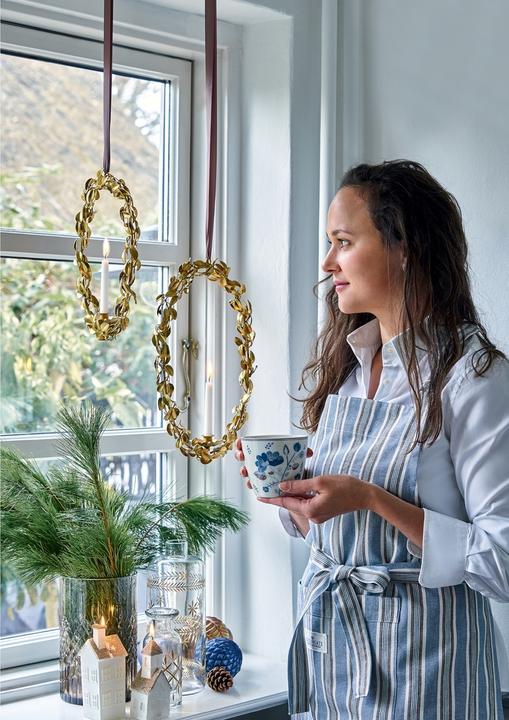 Actual product image Greengate Mozy carrier bag white 20 x 50 cm