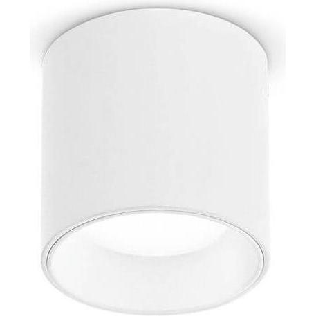 Ideal lux, Wandleuchte + Deckenleuchte, DOT LED Deckenleuchte 4W ⌀42mm dimmbar Weiss warmweiss 299419 (320 lm)