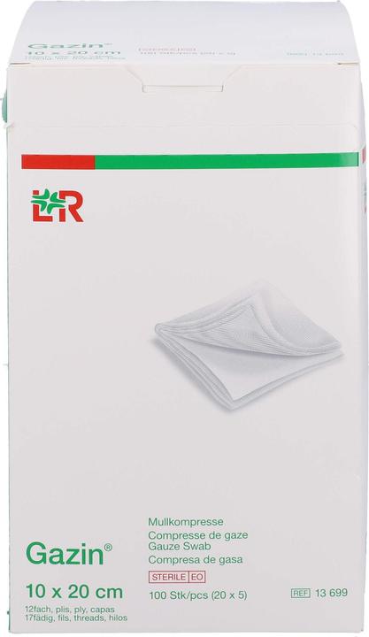Actual product image Gazin Gauze compresses 12-pack set sterile