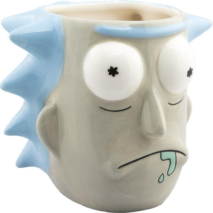Abystyle Multicolore/Blu/Beige - Rick And Morty - Rick Sanchez 3D Mug, Tazze,