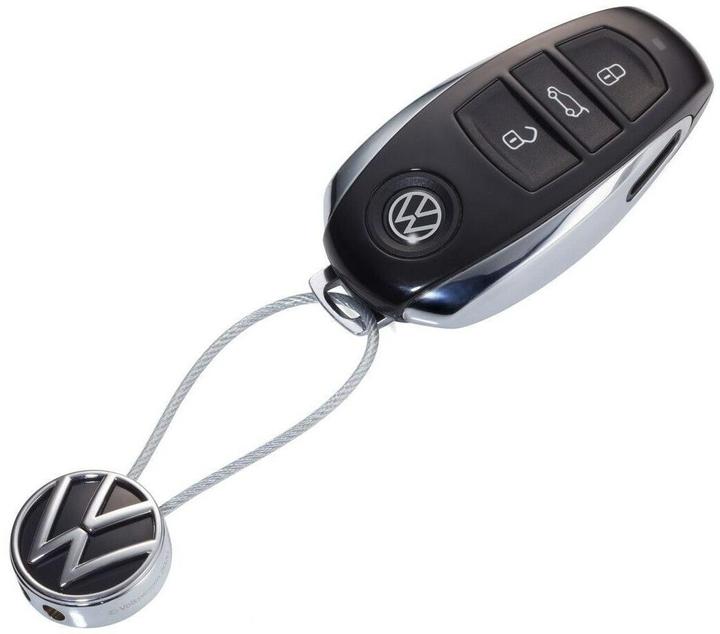 Immagine prodotto Troika VW LOOP VOLKSWAGEN Porte-clés logo VW rond, gris/noir