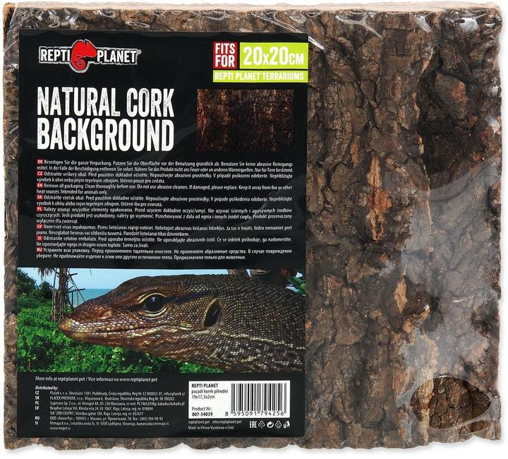Productafbeelding Repti Planet Kurk achterwand 19 x 17,3 x 2 cm