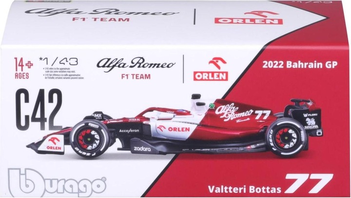 Immagine prodotto Bburago Alfa Romeo F1 Team Orlen
