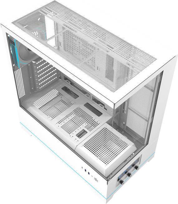 Produktbild Darkflash Tech Darkflash DY451 PRO computer case with fan (white) (ATX, mATX, ITX)