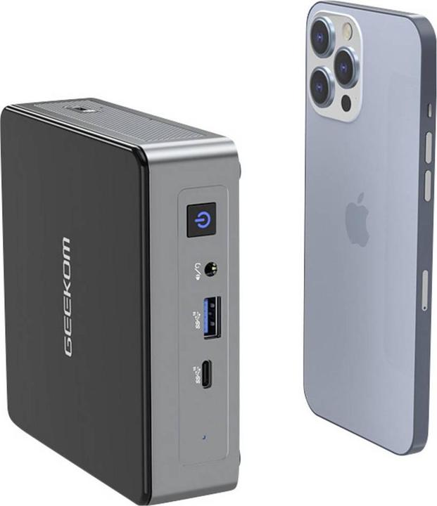 Produktbild Geekom Mini PC Mini Air12-PT7505 Mini-PC, Intel Pentium Gold 750, 8 GB RAM and 5 (512 GB, 8 GB, Intel Pentium Gold 7505)