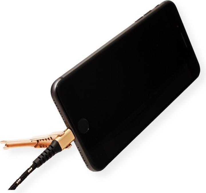 Image du produit Roline Câble Lightning en or (1 m, USB 2.0)