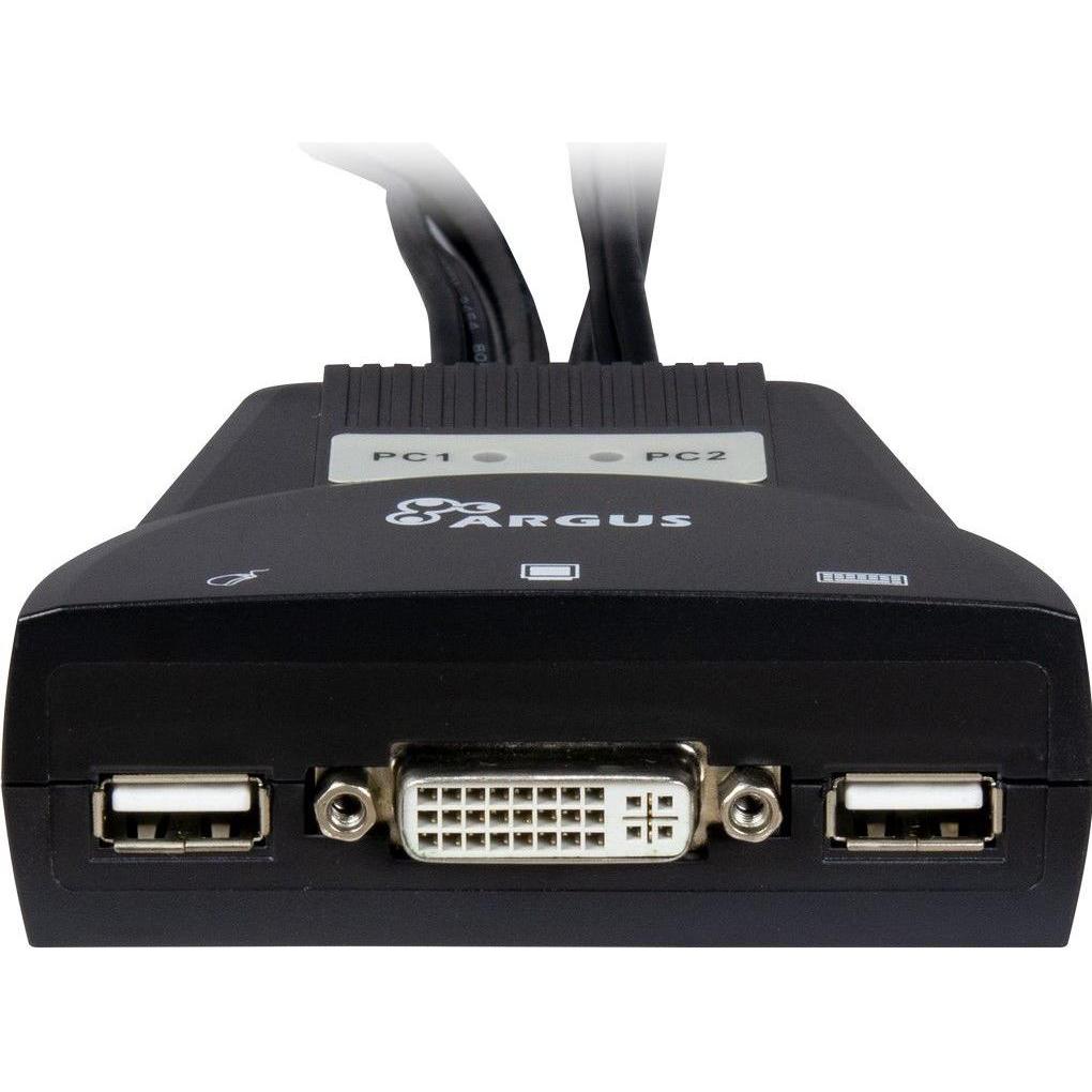 Thumbnail - Intertech KVM Switch, KVM Switch, Schwarz