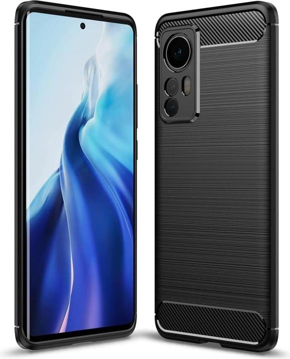 Produktbild Screenguard Xiaomi 12 Hülle Carbon Brushed Soft TPU (Xiaomi 12)