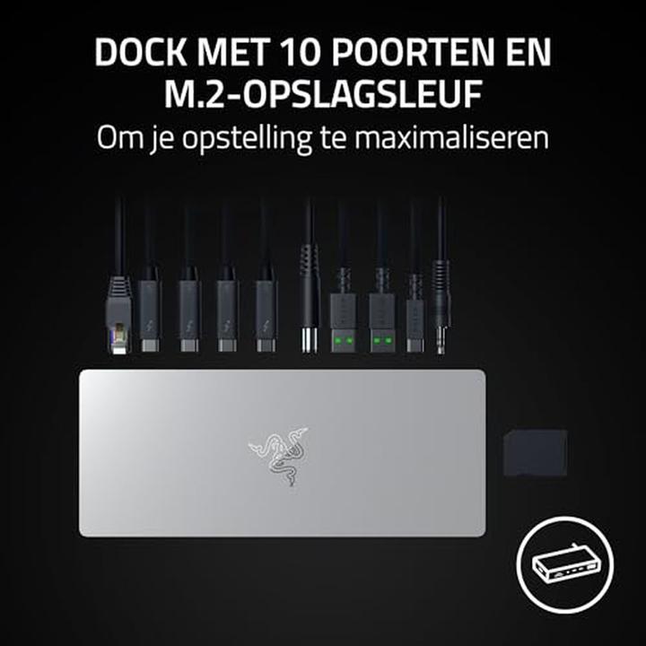 Actual product image Razer Thunderbolt 5 Dock (USB-C, 10 Ports)