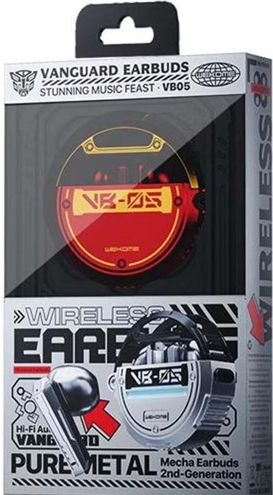 Immagine prodotto Wekome Cuffie senza fili Bluetooth V5.3 TWS Rosso (4.50 h, Senza fili)